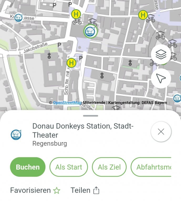 Screenshot RVV-App - Donau Donkeys